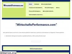 Sites similar to wirtschaftsperformance.com
