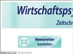 Sites similar to wirtschaftspsychologie-aktuell.de