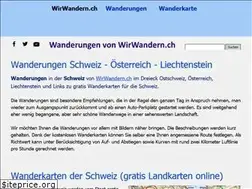 Sites similar to wirwandern.ch