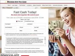 Sites similar to wisconsinautotitleloansinc.com
