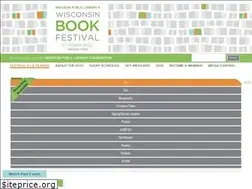 Sites similar to wisconsinbookfestival.org