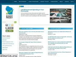 Sites similar to wisconsinbudgetproject.org