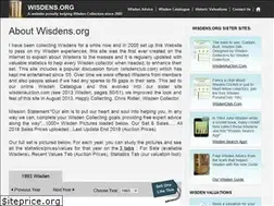 Sites similar to wisdens.org