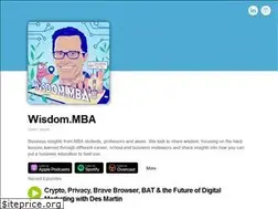 Sites similar to wisdom.mba
