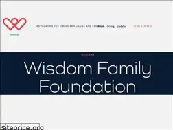 Sites similar to wisdomfamilyfoundation.org