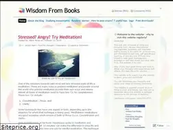 Sites similar to wisdomfrombooks.wordpress.com