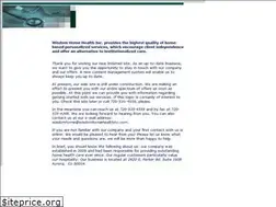Sites similar to wisdomhomehealthinc.com