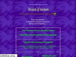 Sites similar to wisdomofsolomon.com