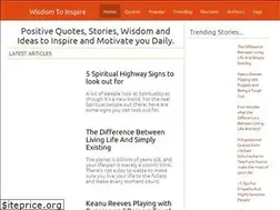 Sites similar to wisdomtoinspire.com