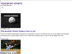Sites similar to wisedudesports.com