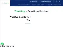 Sites similar to wisefilings.com