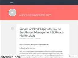Sites similar to wiseguyreports.wordpress.com