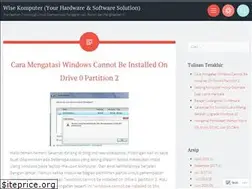Sites similar to wisekomputer.wordpress.com