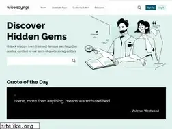 Sites similar to wiseoldsayings.com