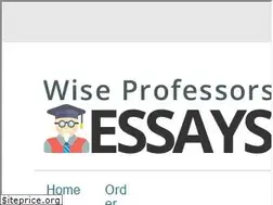 Sites similar to wiseprofessorsessays.com