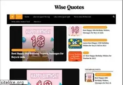 Sites similar to wisequotes.org