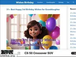 Sites similar to wishesbirthday.com