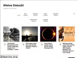Sites similar to wishesstatus24.com