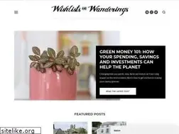 Sites similar to wishlistsandwanderings.com