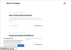 Sites similar to wishyouhappy.com