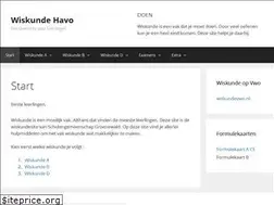 Sites similar to wiskundehav.nl
