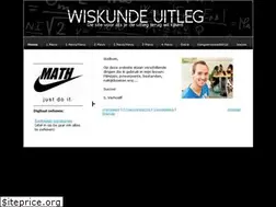 Sites similar to wiskundeuitleg.com
