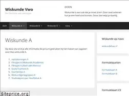 Sites similar to wiskundevwo.nl