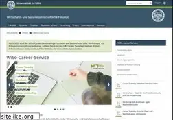 Sites similar to wiso-career.uni-koeln.de