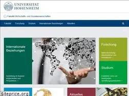 Sites similar to wiso.uni-hohenheim.de