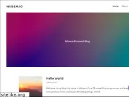 Sites similar to wissem.io