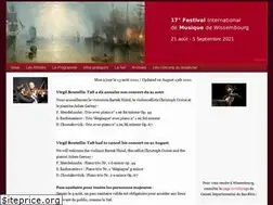 Sites similar to wissembourg-festival.com