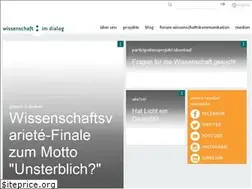 Sites similar to wissenschaft-im-dialog.de