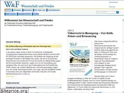 Sites similar to wissenschaft-und-frieden.de