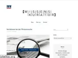 Sites similar to wissenskurator.de
