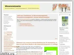 Sites similar to wissensnetzwerke.de