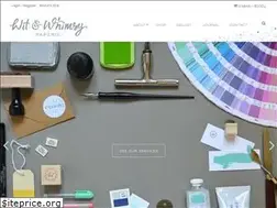 Sites similar to witandwhimsypaperie.com