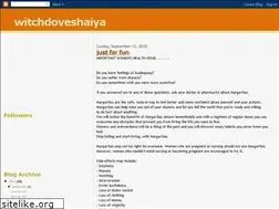 Sites similar to witchdoveshaiya.blogspot.com