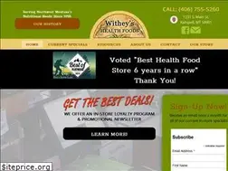 Sites similar to witheyshealthfoods.com