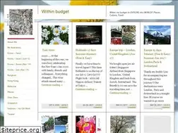 Sites similar to withinbudget.wordpress.com