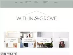 Sites similar to withinthegrove.com