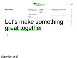 Sites similar to without.studio