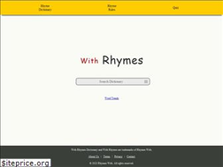 Sites similar to withrhymes.com