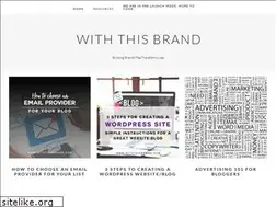 Sites similar to withthisbrand.com