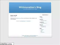 Sites similar to witinnovation.wordpress.com