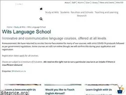 Sites similar to witslanguageschool.com