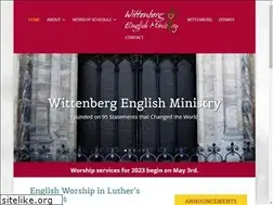 Sites similar to wittenbergenglishministry.com