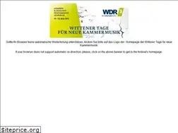 Sites similar to wittenertage.de