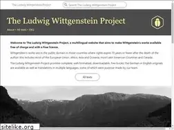 Sites similar to wittgensteinproject.org