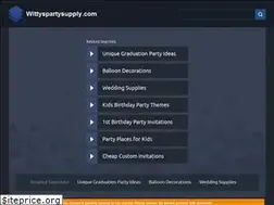 Sites similar to wittyspartysupply.com