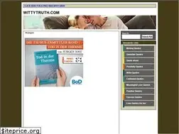 Sites similar to wittytruth.com